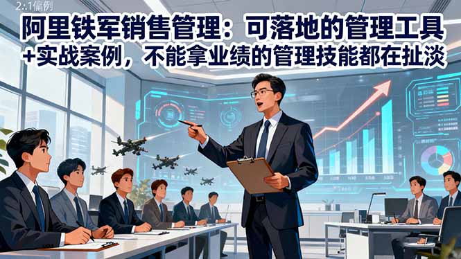 阿里铁军销售管理:可落地的管理工具+实战案例,不能拿业绩的管理都在扯淡-大甫网创-助力打造属于自己的超级个体-甫仁小站