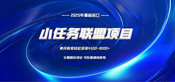 小任务联盟项目：一台电脑每天只需10分钟，轻松简单稳定-大甫网创-助力打造属于自己的超级个体-甫仁小站